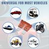 uxcell 10pcs Style Fuse 40A Mini Size Replacement for Car, Boat, Truck, SUV, RV, Motorcycle, Orange