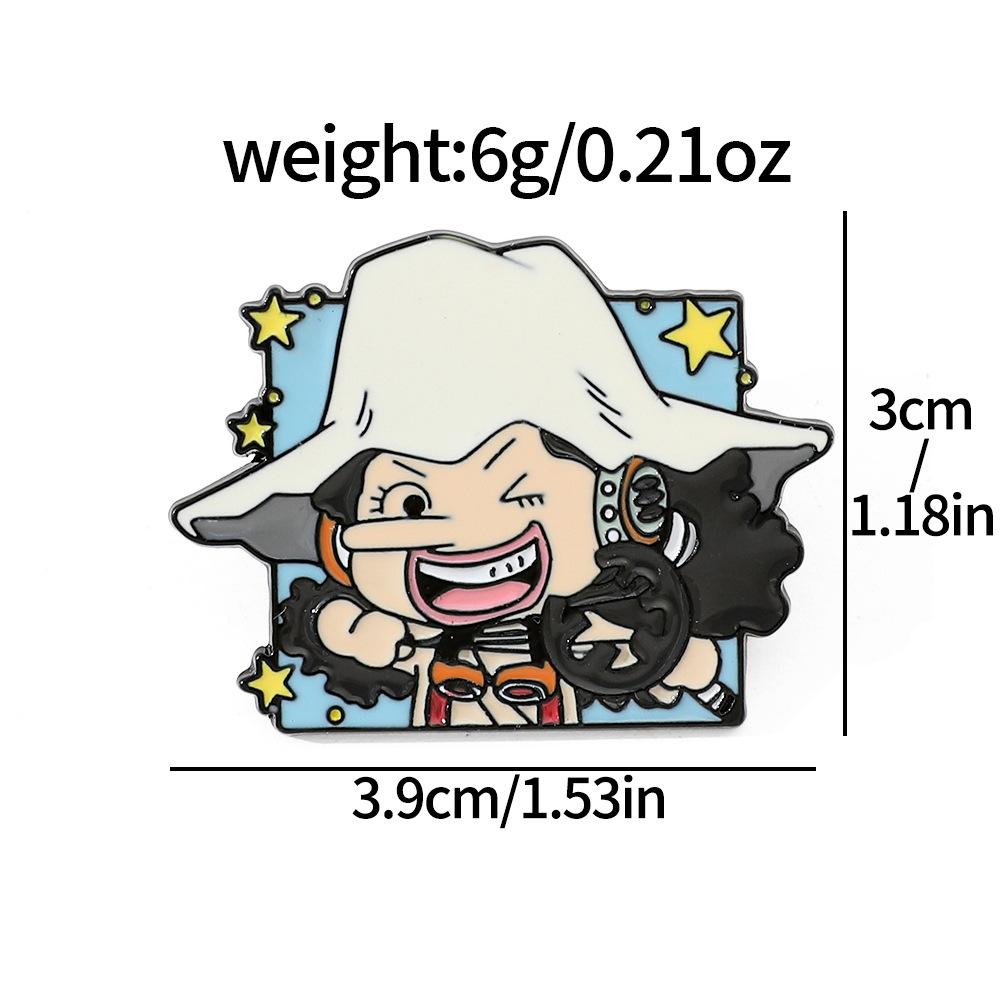 191 Spot ONE PIECE Brooch Riman Metal Badge Luffy Pirates One Piece Pin Accessories