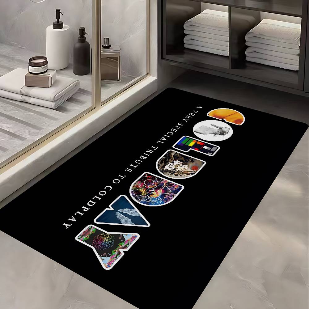 Classic Pop Rock Band C-Coldplay Kitchen Mat Cheaper Anti-slip Modern Living Room Balcony Printed Modern Home Decor