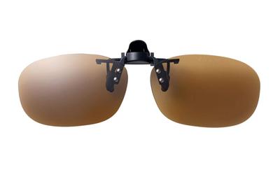 SWANS Polarized BR BR Polarized Free Size (Swans) Japanese-made Sunglasses, Clip-on Type, Flip-up Style, SCP-22 Brown,