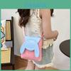 Childrens Bunny Shoulder Bag With Breathable Pu Material For Daily Use
