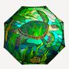 1pc Sea Turtle Artwork Automatic Umbrella - Automatic Opening And Closing, Sturdy Iron Frame, Formal Occasions yy251018161