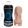 Men's Strong Suction Masturbator Cup with Textured Canal & Full Particle Simulation Channel for Enhanced Pleasure Experience