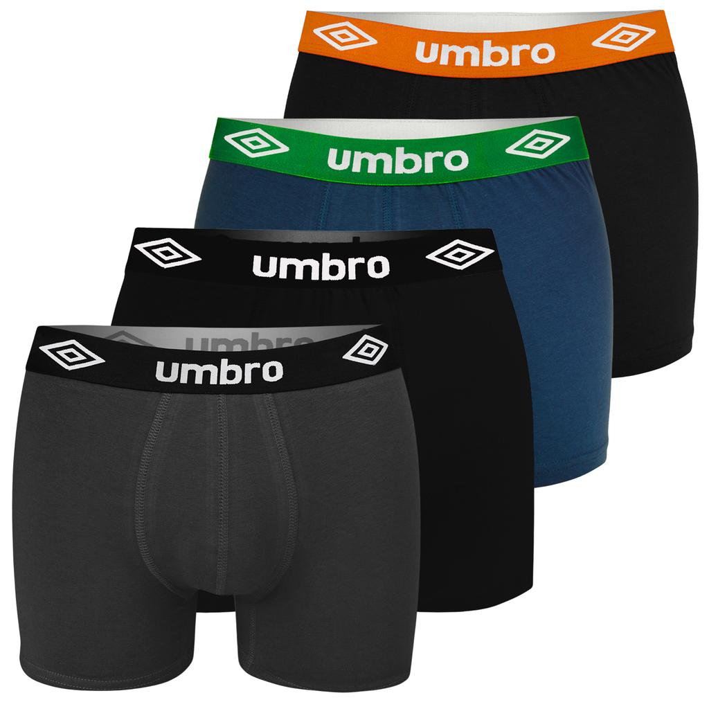 Boxer Shorts Umbro For Men, 4 Pieces, 0197, Multicolor