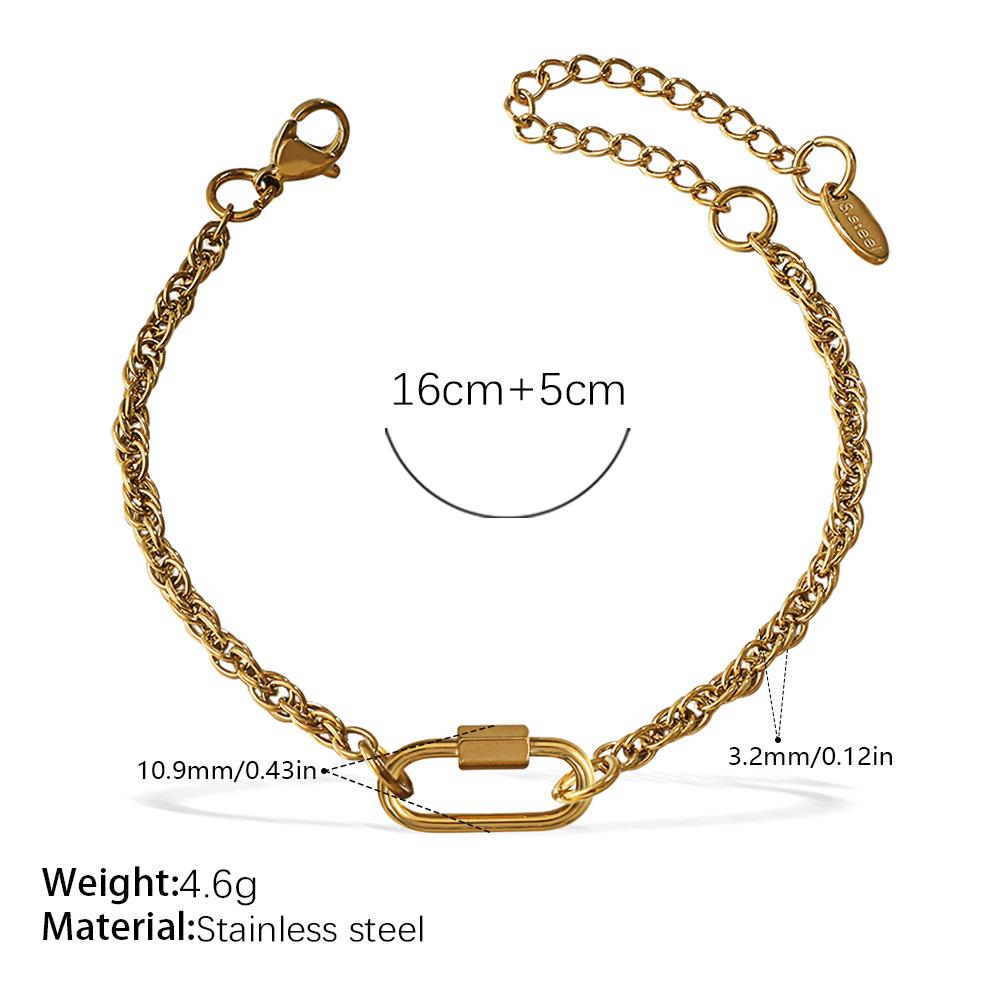 Japan And South Korea Fashion Niche Bracelet Necklace Women'S Personality Design Versatile Jewelry Does Not Fade Popular Trend