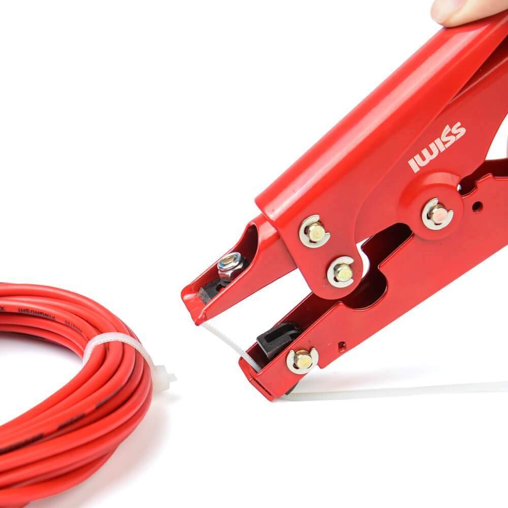 IWISS Cable Tie Tool, Nylon Cable Tie Band, Cable Tie Tool for Widths 2.4-9.0mm, HS-519