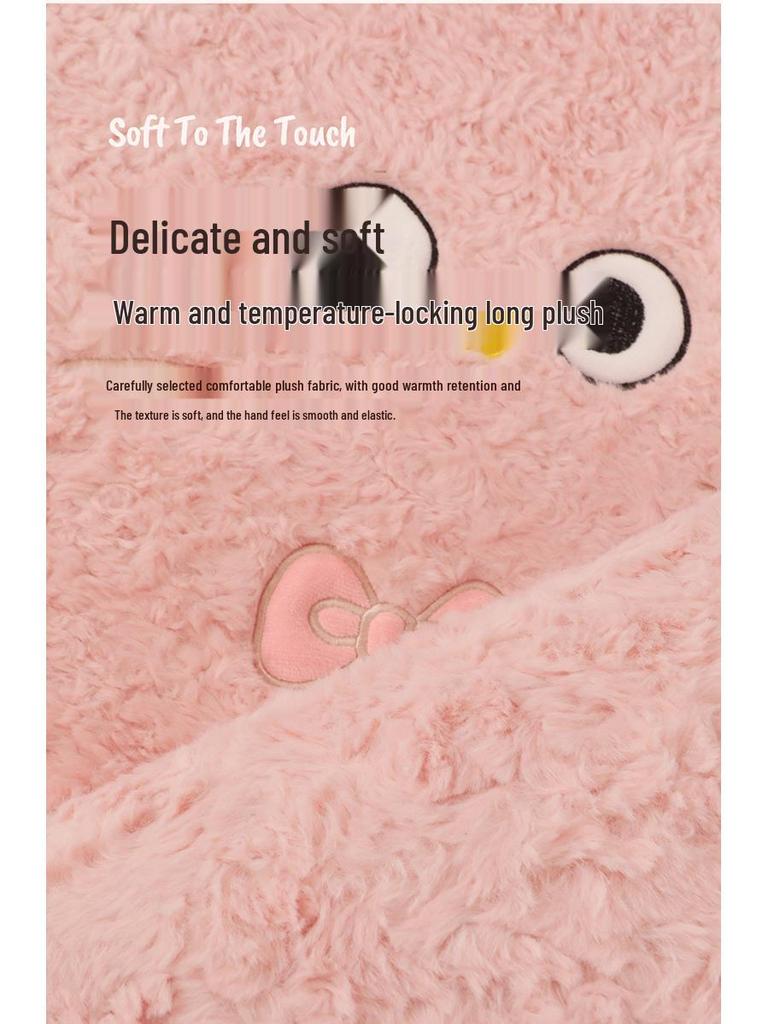 Plush Car Seat Cushion Set for Autumn & Winter - Single & Three-Piece Options