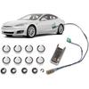 Door Handle Repair Kit Stainless Upgrade Microswitch Wiring Harness Compatible with Tesla Model S 2012-2020 Replace 1042845-00-A 1042845-00-B