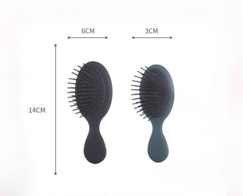 1PC Oval Boar Bristle & Nylon Hair Comb Anti-static Kids Mini Portable Scalp Massage Comb Salon Hair Care Brush Styling Tool