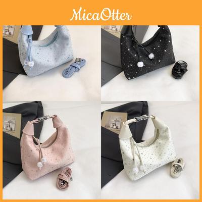 Cute Minimalist Star Hand Carry Bag With Polyester Interior For Daily Commuting