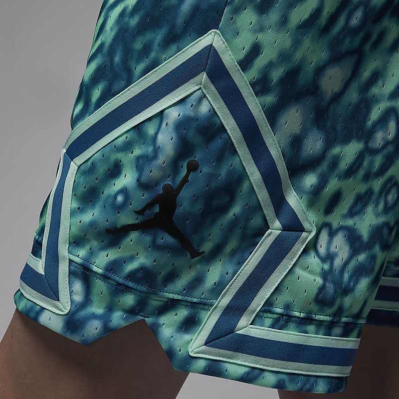 Jordan Logo All Over Print Loose Breathable Knit Sports Shorts Men shorts Foam-Mint-Green FN5863-353