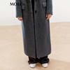 MO&Co. Women's Double-faced Wool Long Coat MBE4OVC012