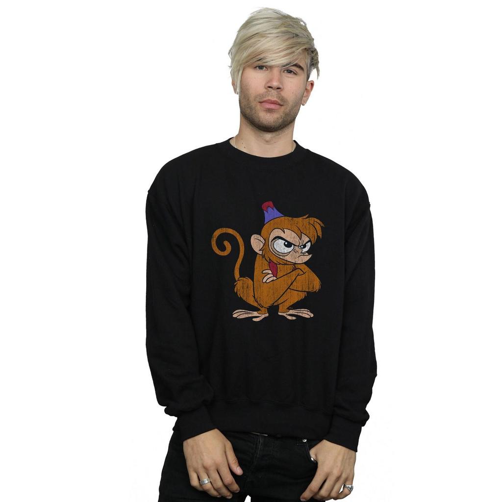 Disney Mens Aladdin Classic Angry Abu Sweatshirt