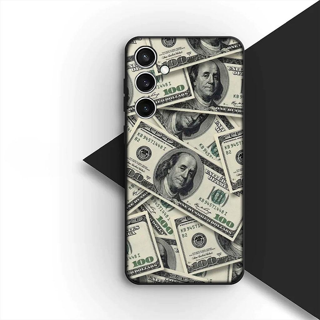Money 100 D-Dollars 1 Phone Cover Soft Case for Samsung Galaxy S10 S8 S9 Plus A33 A34 A31 70 A71 A72 Note 20 9 8 S10E Casing