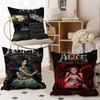 Alice MMadness RReturns Cushion Cover Car Throw Pillow Case For Sofa Car Christmas Gift Xcm Xcm