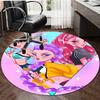 1pc KPop Demon Hunters22 Design Printed Area Round Carpet for Bedroom Living Room Home Decor Rugs Mat Non Slip Mat Rug for Bedside