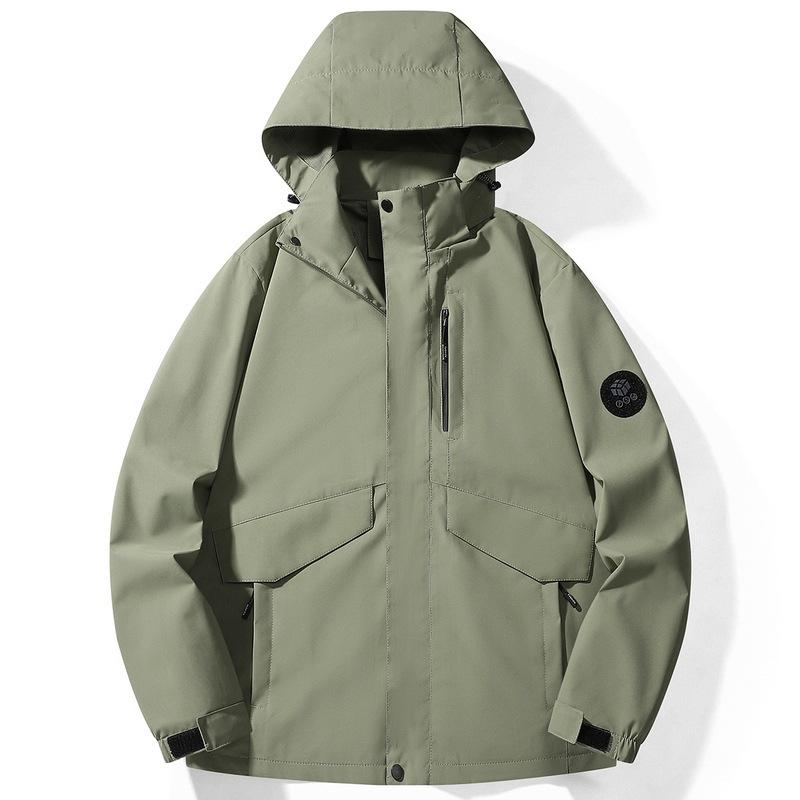 Men's Spring and Autumn High-end Mountaineering Suit Waterproof Outdoor Handsome American Mountain Functional Work Jacket