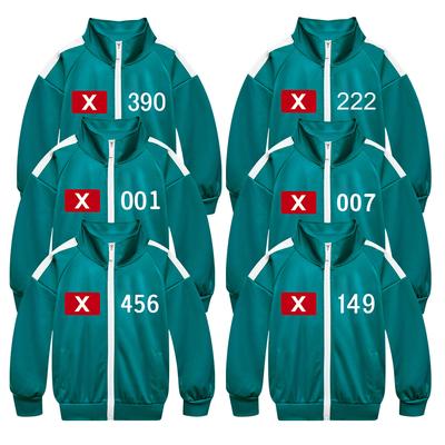 Kinder Jungen Mädchen Film Spiel Druck Lange Ärmel Reißverschluss Jacke Mantel Outfit Halloween Cosplay Kostüm