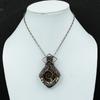 Ammonite Fossil Pendant Copper Wire Wrapped Gemstone Jewelry Copper Pendant Ethnic Jewelry Handmade Pendant Wire Wrap Pendant Gift For Women