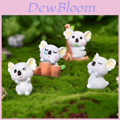 Cute Resin Koala Decoration Adorable Micro Landscape Garden Diy Crystal Ball Accessory
