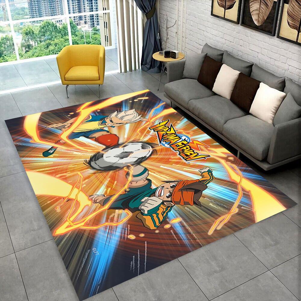 Anime Inazuma Eleven Mark Evans Zeichentrick Teppich, Teppich für Wohnzimmer Schlafzimmer Sofa Fußmatte Dekoration, Rutschfeste Bodenmatte