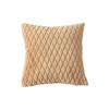 Fashionable and Simple Household Thickened Plush Double-sided Ultrasonic Three-dimensional Embossed Rhombus Pillow
