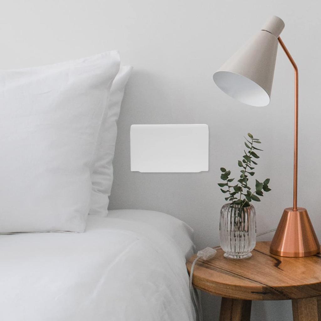 JECOMPRIS Large 2-Row Waterproof Outlet Cover, Switch Protector, 86-inch Wall Switch Socket, Waterproof Cover Box, Clear (White)