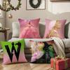 Fantasy Musical Film W-Wicked-MT Pillow Case Comfort Sofa Bed Silky elegant Invisible zipper Decorative cushion cover