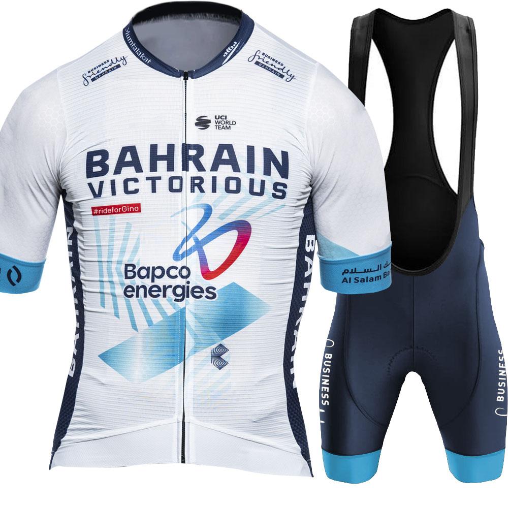 

Бахрейн Победитель 2026 Комплект Велосипедной Джерси Команды Мужская Велосипедная Одежда Дорожный Велосипед Рубашки Костюм Велосипедные Велосипедные Шорты с Подтяжками MTB Одежда Майка S
