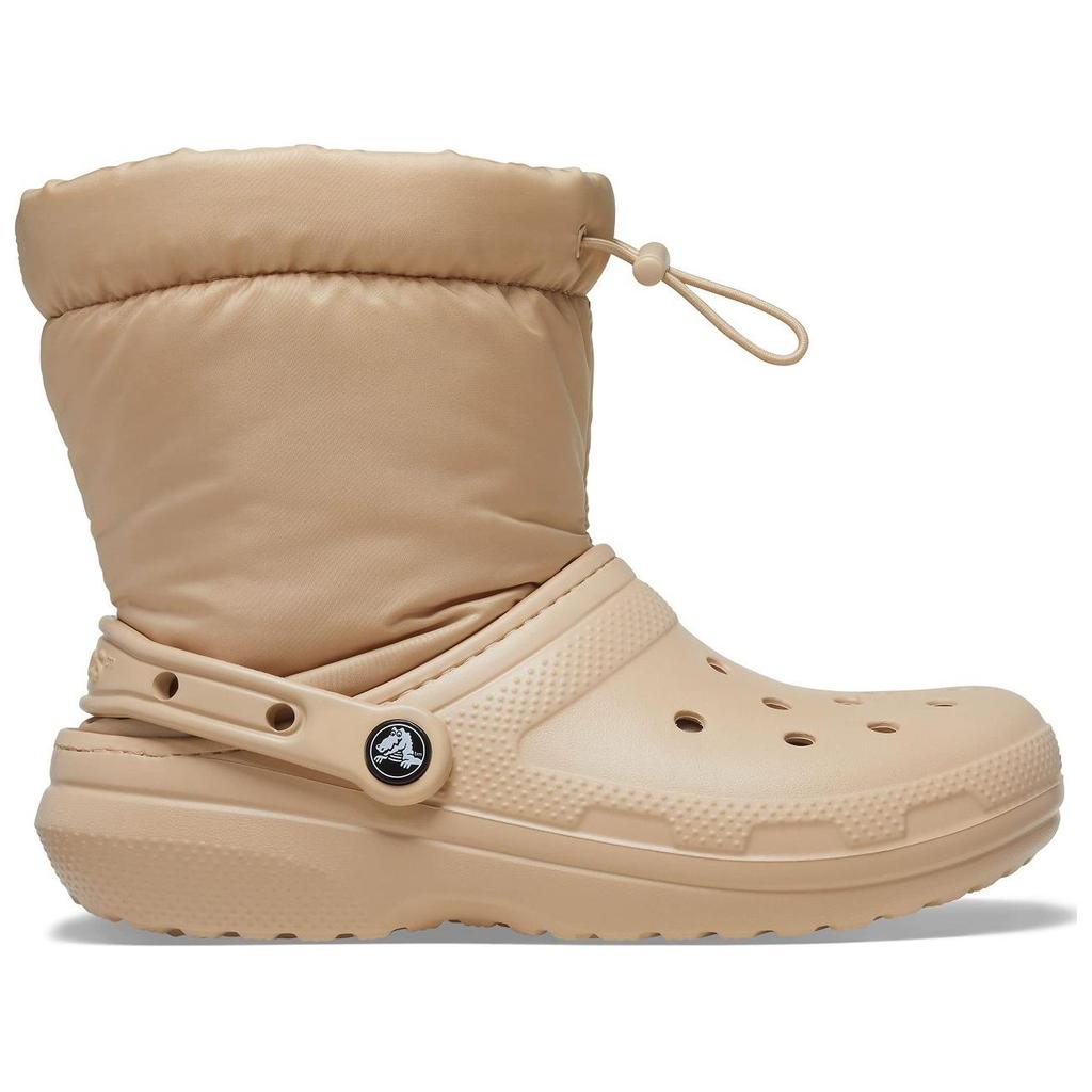 Crocs Versatile Warm Comfortable Short Snow Boots Men boots Beige 206630-212