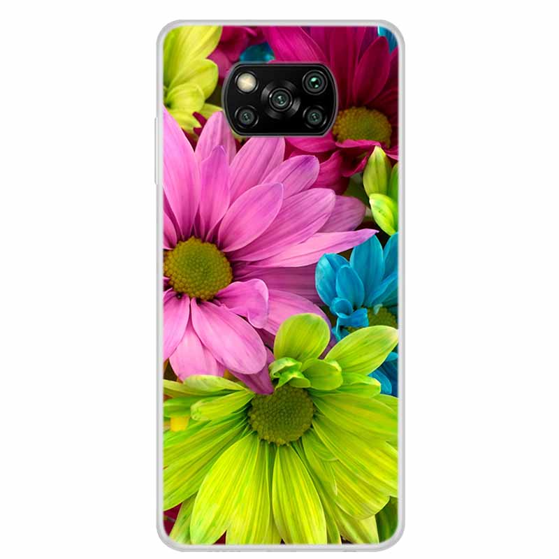 For Poco X3 Pro Case X3 NFC 6.67" Clear Marble Soft TPU Silicone Back Case for Xiaomi Poco X3 NFC Phone Covers Shockproof Fundas