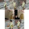 Elegant Chinese Style Summer Outfit For Girls Featuring Beautiful Floral Qipao Top And Stylish Pants Set For Ages 3 To 8 Years