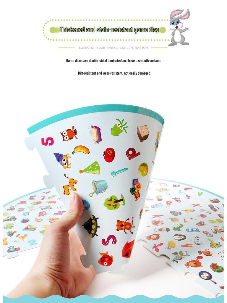 Bilde finn- og hukommelsestreningsspill for barn i alderen 3-6 år: Forbedrer konsentrasjon og logiske ferdigheter