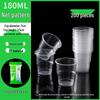 household transparent disposable plastic cup