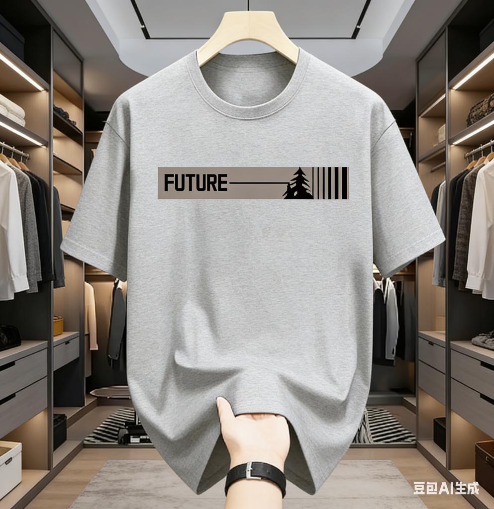Hot Sale 100 Cotton Future Print Tshirt For Unisex Casual Streetwear Short Sleeve Tops Summer Fashion Oversized Tees