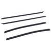 4Pcs Car Window Seal Strip Set Replacement for Tacoma Double Cab 2005 2015 68161 04050 Rubber Weather Proof Supplies