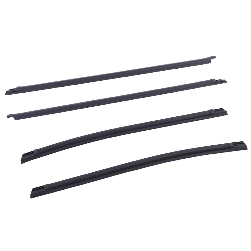 4Pcs Car Window Seal Strip Set Replacement for Tacoma Double Cab 2005 2015 68161 04050 Rubber Weather Proof Supplies