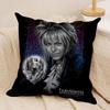 Fantasy Film LLabyrinth Cushion Cover Silky Short Plush Invisible Zipper Dustproof Sofa Pillow Case for Home Decor