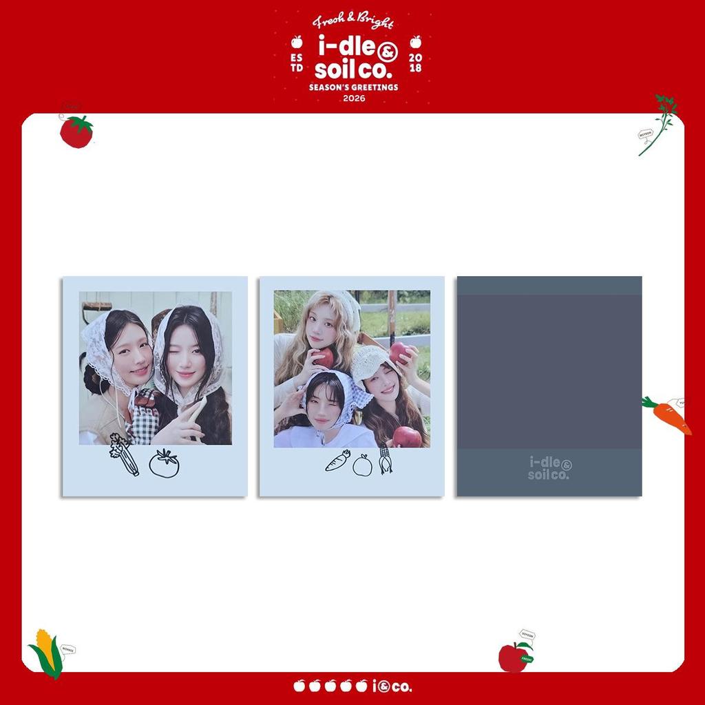(G)I-DLE 2026 Calendar Special: Ye Shuhua & Song Yuqi Collectible Card & Doll Set