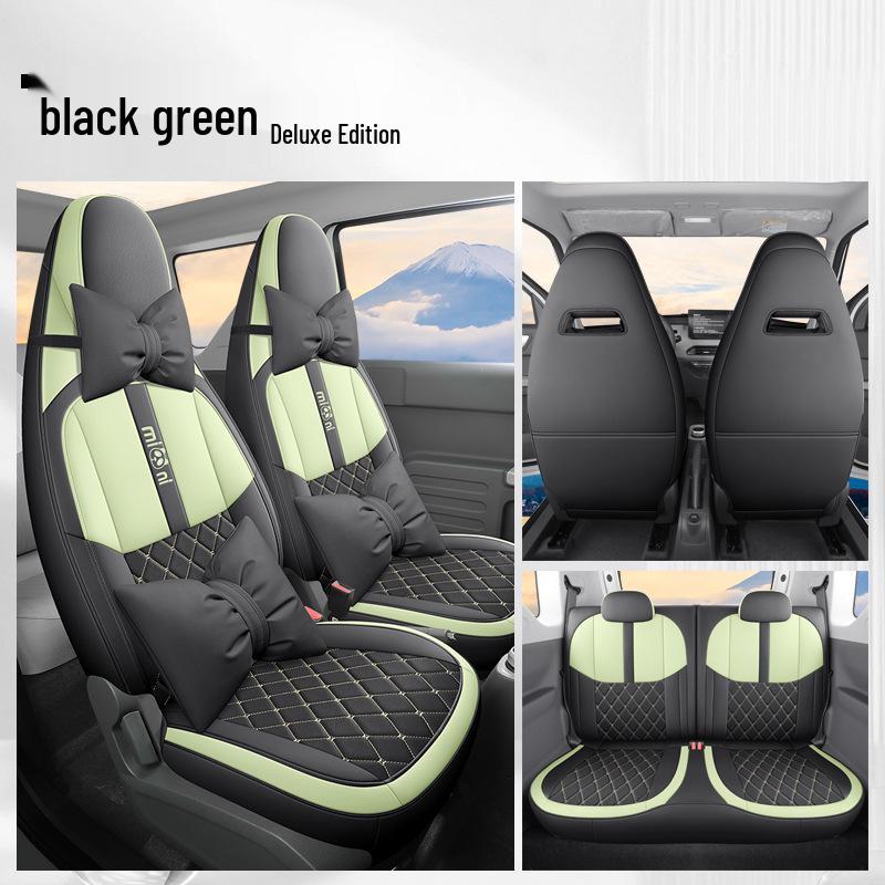 Panda MINI Universal Breathable Car Seat Cover – Cute, Wear-Resistant, Perforated, Four-Season Compatible