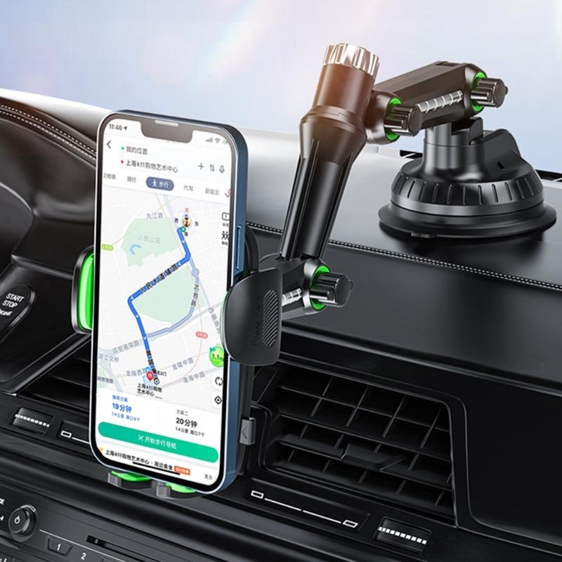 For Car Phone Rack Mount Universal Holder Air Vent Holder Dashboard Windshield Mount Suction Cup Support Handsfree Stand