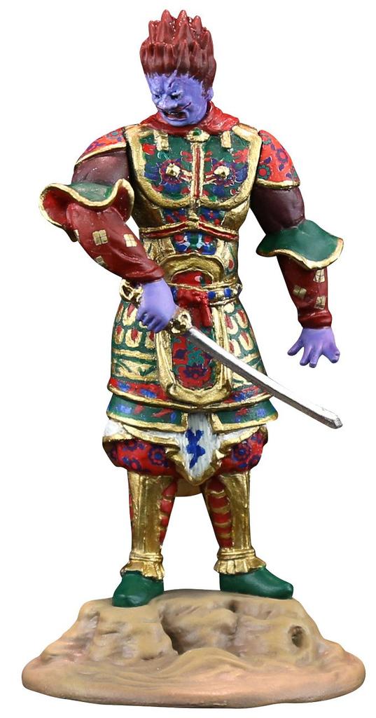 MiniQ Miniatyrkub 006 Generell Shogun PVC Målad Komplett Figur