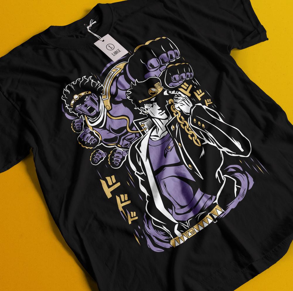 

Футболка Jojo s Bizarre Adventure Аниме Манга Графический дизайн Футболка Все размеры 2XL