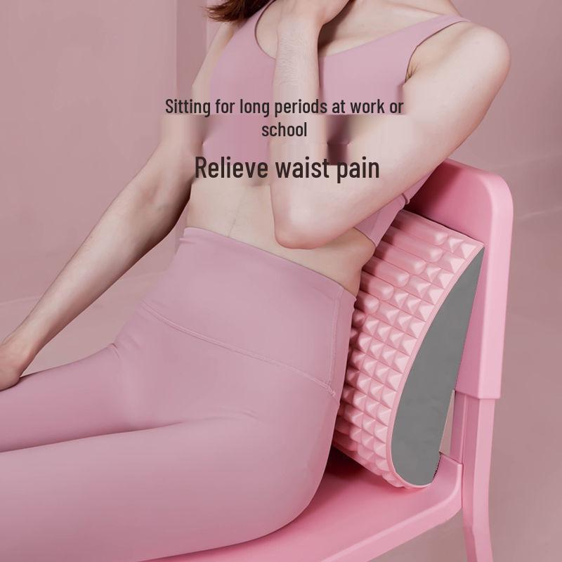 Eva Headrest & Lumbar Relaxer – Thickened Massage Pillow for Adult Spine Exercise, Yoga, and Waist Support