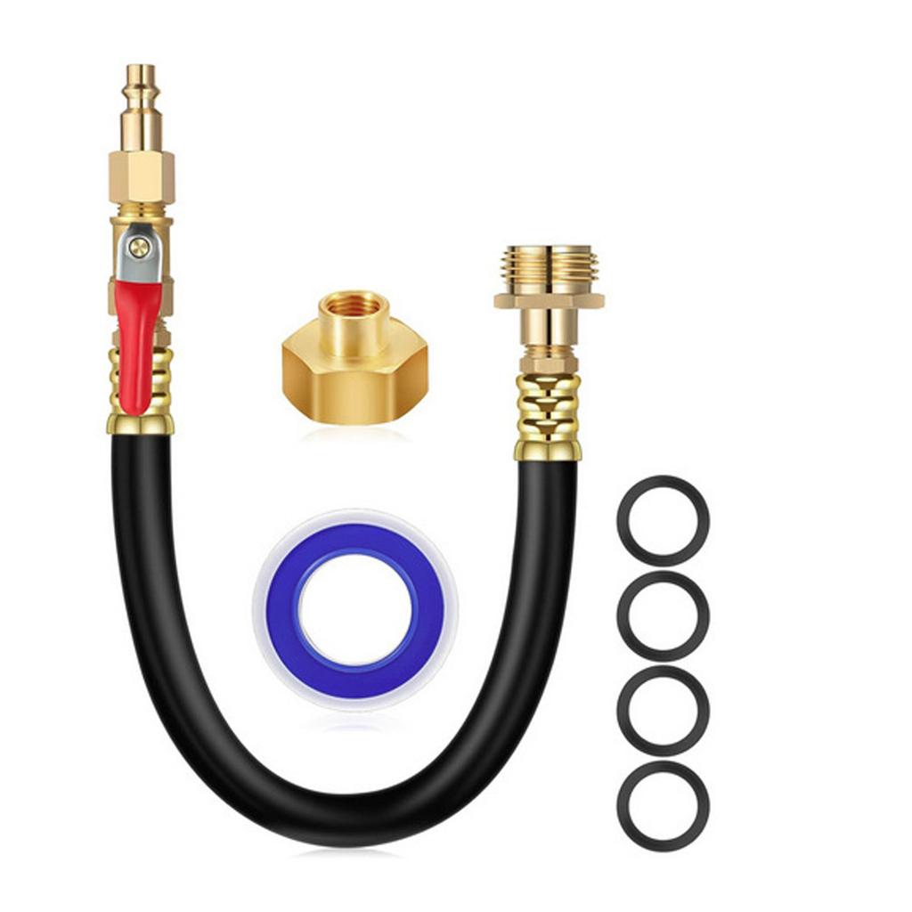 RV Winterizing Kit 16.9 Inch 300 PSI Winterize Sprinkler System with Shut Off Valve for RVs Boats Ships