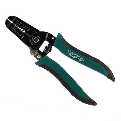 Multifunktionale manuelle 7-Zoll-Abisolierzange, arbeitssparende, langlebige Crimpzange, Elektriker-Streifen