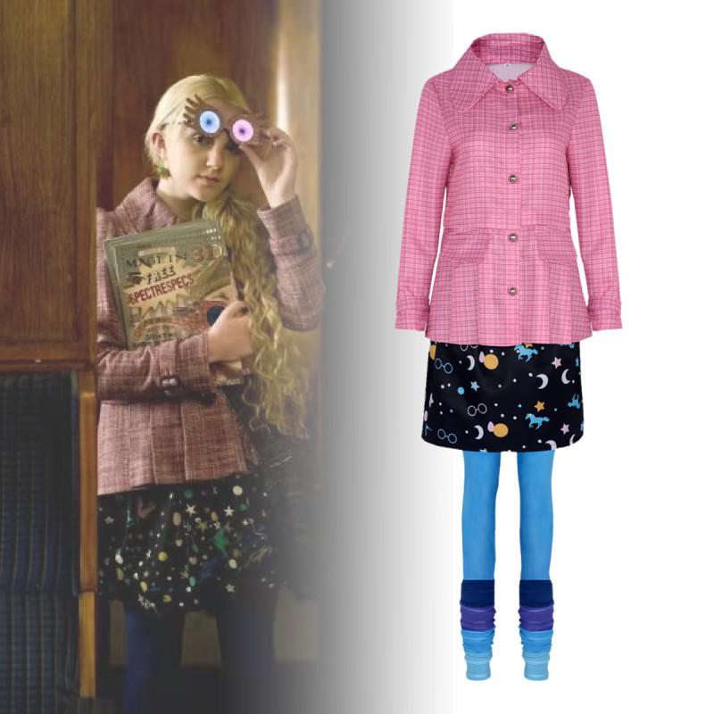 Stylish Luna Lovegood Cosplay Outfit In Xs-xxxl Sizes