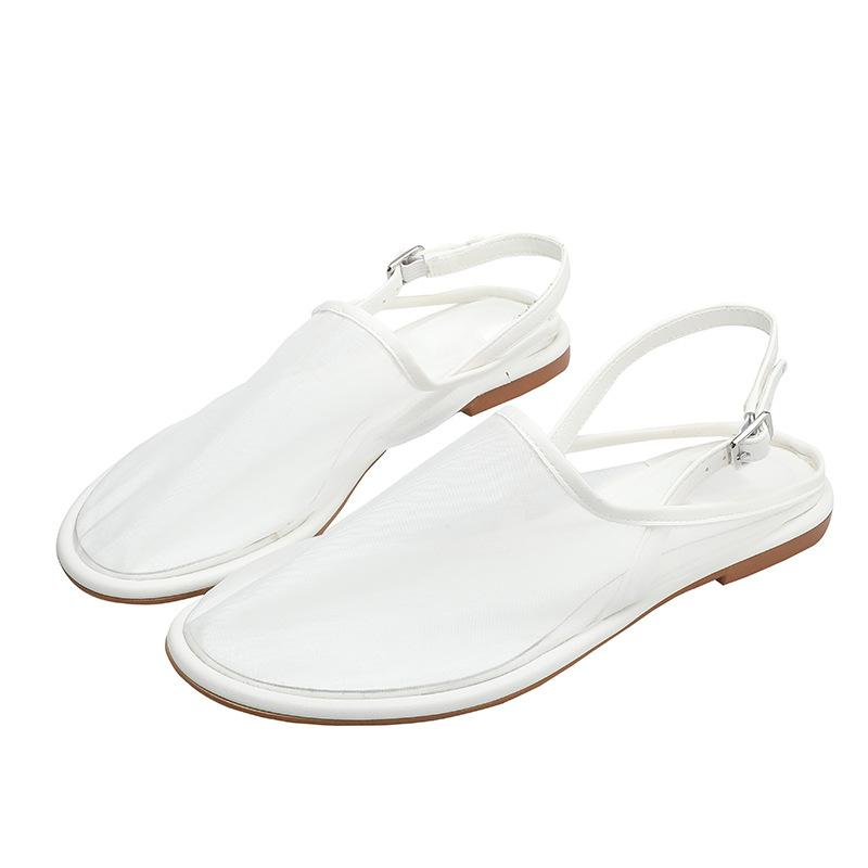 Fashion NEW Loafers Woman Luxury Brand Designer Mesh Flats Casual Walking Shoes 2024 New Summer Shallow Dress Cool Boots Sandals