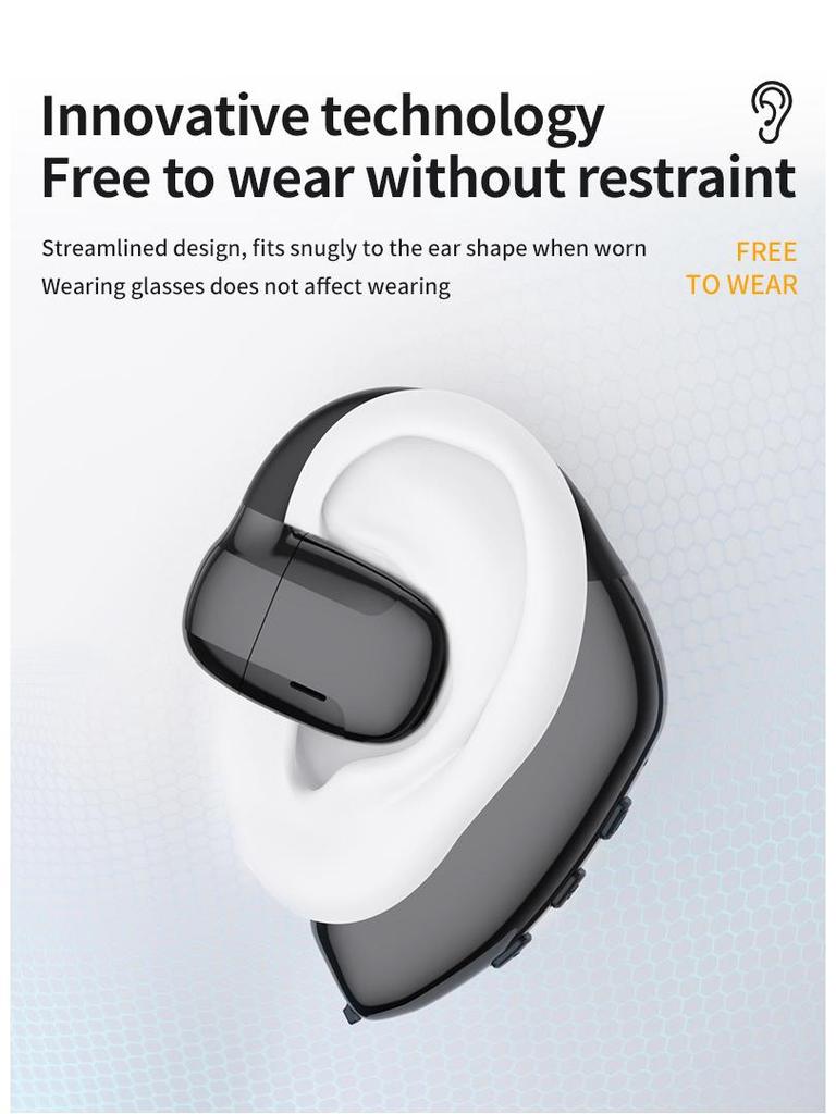 X30 OWS Wireless Air Conduction Bluetooth Earphones with Long Standby & ENC Noise Reduction