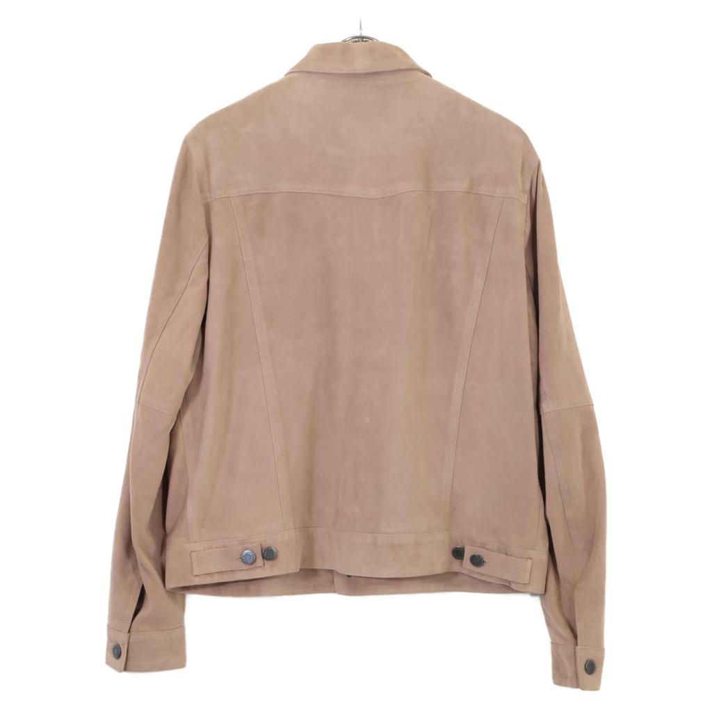 EMMETI Brown Suede JACK 3rd Type Blouson Jacket Beige 52Used